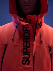 Superdry Flame Orange Hood Ultimate Emb Winbreaker Jacket - Image 3 of 11