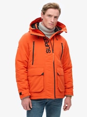 Superdry Flame Orange Hood Ultimate Emb Winbreaker Jacket - Image 7 of 11