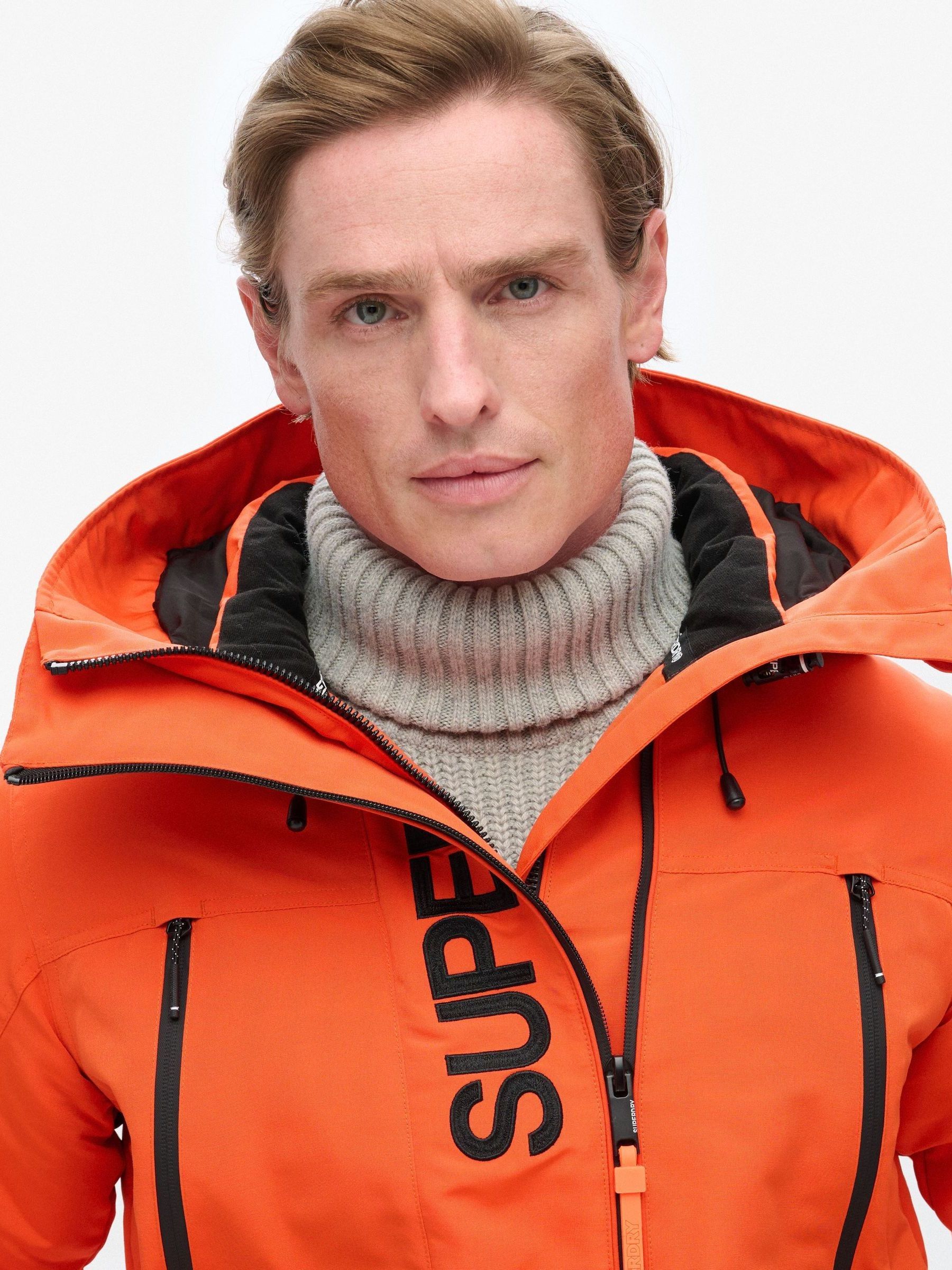 Buy Superdry Flame Orange Hood Ultimate Emb Winbreaker