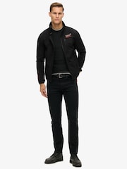 Superdry Black Softshell Trekker Track Jacket - Image 2 of 5