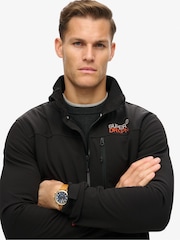 Superdry Black Softshell Trekker Track Jacket - Image 3 of 5