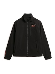 Superdry Black Softshell Trekker Track Jacket - Image 4 of 5