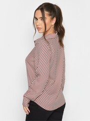PixieGirl Petite Red Diagonal Stripe Shirt - Image 3 of 4