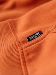Superdry Brown Autumn Glaze Essential Logo Zip-Up Hoodie - Image 5 of 6