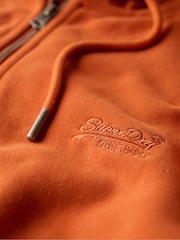 Superdry Brown Autumn Glaze Essential Logo Zip-Up Hoodie - Image 6 of 6