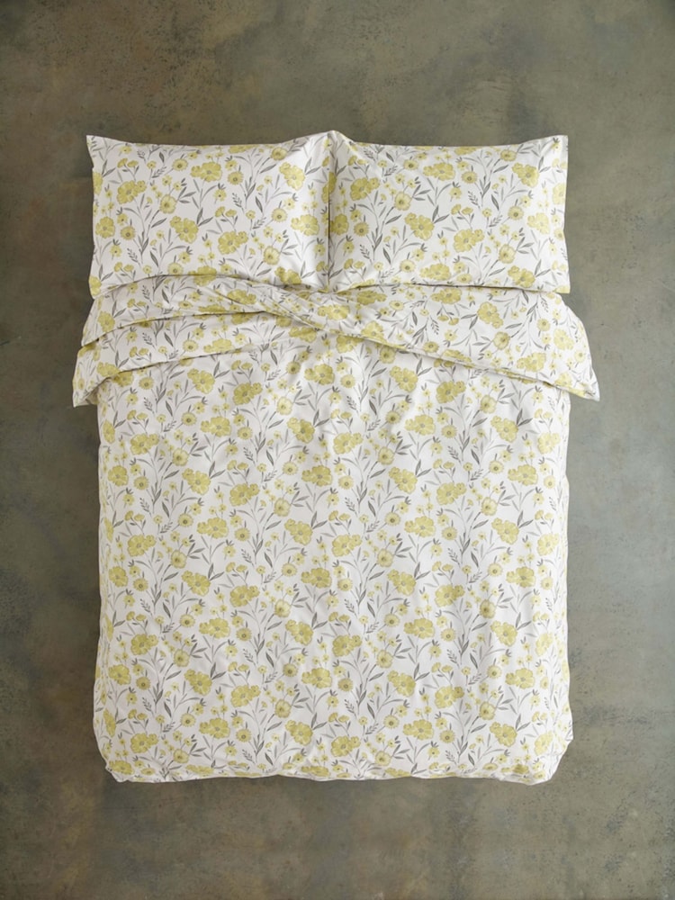 Deyongs Yellow Meadow Duvet Cover and Pillowcase Set - Image 4 of 4
