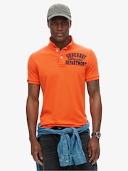 Денвер помаранчевий - Вінтажна спортивна сорочка поло Superdry 100% бавовни - Image 1 of 6