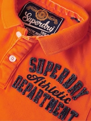 Денвер помаранчевий - Вінтажна спортивна сорочка поло Superdry 100% бавовни - Image 5 of 6
