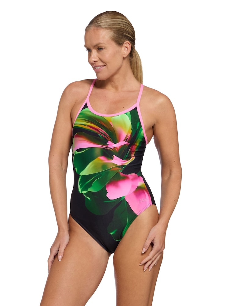 Zoggs Black Sprintback Swimsuit - Image 2 of 6 Zoggs Black Sprintback Swimsuit - Image 2 of 6