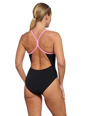 Zoggs Black Sprintback Swimsuit - Image 3 of 6