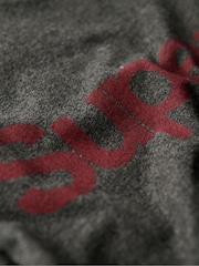 Superdry Gravel Grey Core Logo Classic T-Shirt - Image 6 of 6