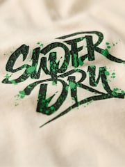Superdry Rice White 100% Cotton Lo-Fi Punk Graphic Loose T-Shirt - Image 6 of 6