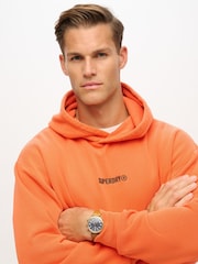 Drzno oranžna - Superdry kapucar z grafiko mikro loga  - Slika 4 iz 6