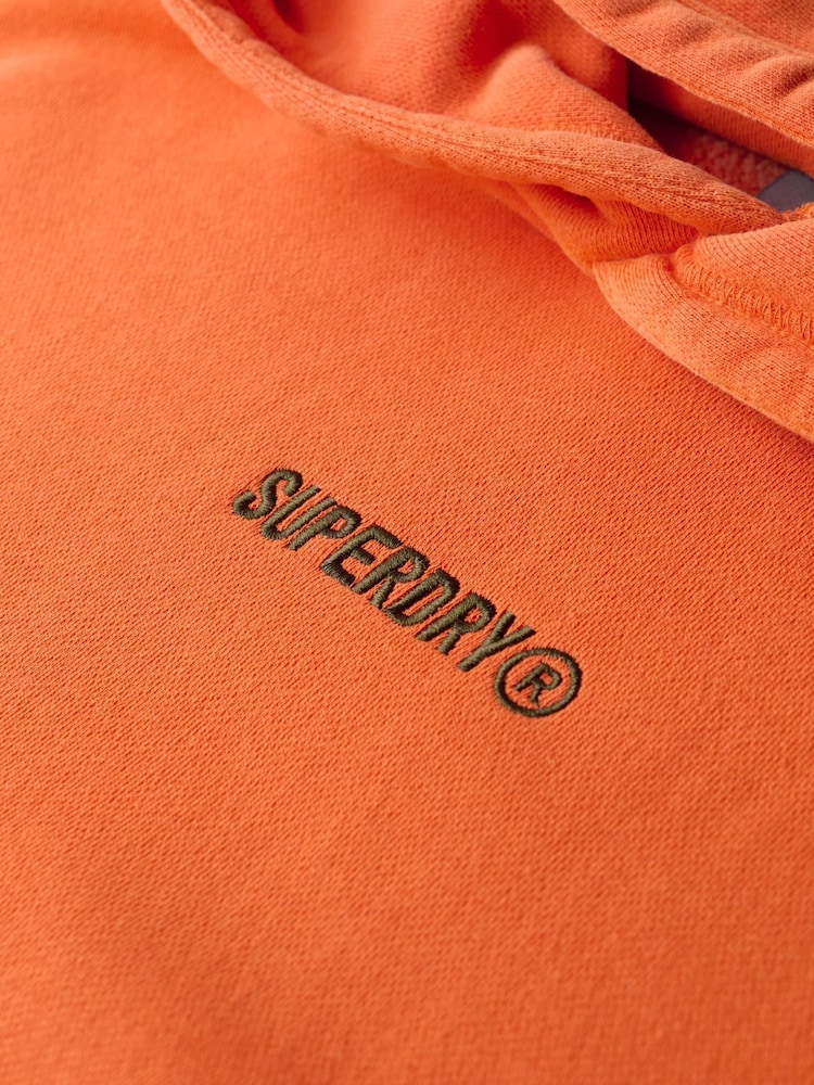 Drzno oranžna - Superdry kapucar z grafiko mikro loga  - Slika 6 iz 6