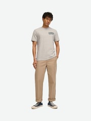Superdry Grey 100% Cotton Embroidered Superstate Athletic Logo T-Shirt - Image 3 of 6
