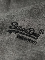Superdry Black Volcanic Grit Essential Logo Zip-Up Hoodie - Image 6 of 6