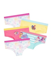 Character Multi Kids My Little Pony Multipack 100% Cotton Underwear 5 Packs - Image 1 of 5