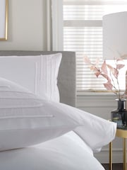 The Lyndon Company White Level Crossing Duvet Cover and Pillowcase Set - Image 3 of 3