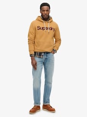 Superdry Tumeric Tan Core Logo Classic Hoodie - Image 2 of 5