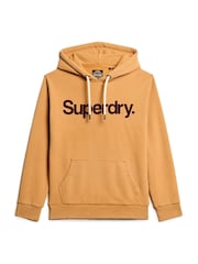 Superdry Tumeric Tan Core Logo Classic Hoodie - Image 3 of 5