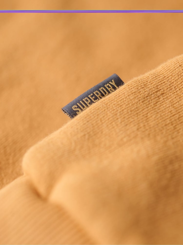 Superdry Tumeric Tan Core Logo Classic Hoodie - Image 5 of 5