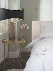 The Lyndon Company Teal Cherry Blossom Duvet Cover and Pillowcase Set - Image 3 of 7