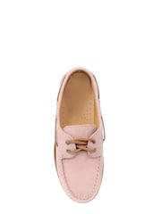 Jones Bootmaker Green Patrizia Leather Boat Shoes - Image 4 of 5