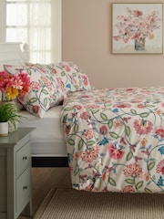 Deyongs Natural Dainty Floral Duvet Cover and Pillowcase Set - Image 1 of 4