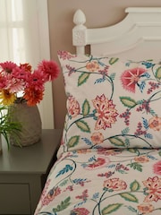 Deyongs Natural Dainty Floral Duvet Cover and Pillowcase Set - Image 4 of 4