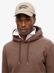 Superdry Nutmeg Spice 100% Cotton Core Logo City Hoodie - Image 4 of 6