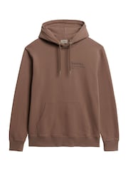 Superdry Nutmeg Spice 100% Cotton Core Logo City Hoodie - Image 5 of 6