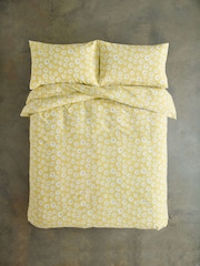 Deyongs Yellow Lazy Daisy Duvet Cover and Pillowcase Set - Image 3 of 4