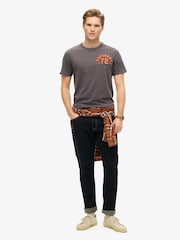 Superdry Black 100% Cotton Vintage Athletic Chest Short Sleeve T-Shirt - Image 2 of 6