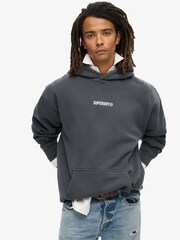 Slonovinasta - Superdry kapucar z grafiko mikro loga  - Slika 1 iz 5