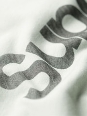 Superdry Grey Loose 100% Cotton Core Logo City T-Shirt - Image 6 of 7