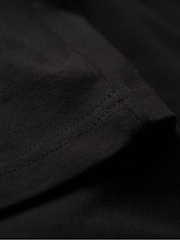 Superdry Black Loose 100% Cotton Core Logo City T-Shirt - Image 6 of 6