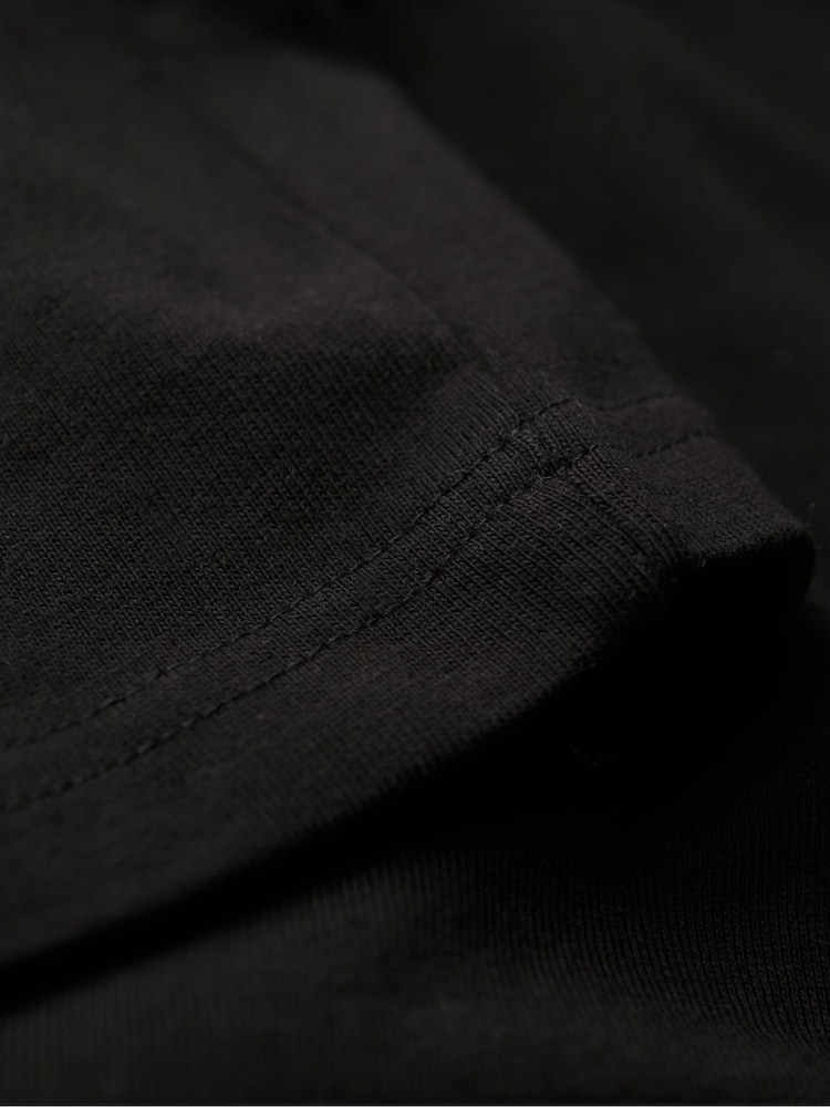 Superdry Black Loose 100% Cotton Core Logo City T-Shirt - Image 6 of 6