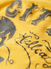 Gelb - Superdry – lockeres T-Shirt mit Lo-Fi-Punk-Grafik aus 100 % Baumwolle - Bild 6 von 6