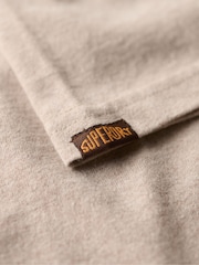 Superdry Cream Flocked Faded Graphic T-Shirt - Image 5 of 5