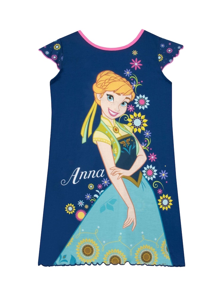 Character Navy Disney Frozen Nightdress - Image 4 of 8