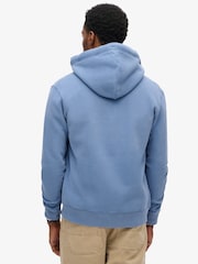 Superdry Moonlight Blue Essential Logo Zip-Up Hoodie - Image 2 of 6
