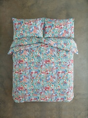 Deyongs Blue Dainty Floral Duvet Cover and Pillowcase Set - Image 4 of 4