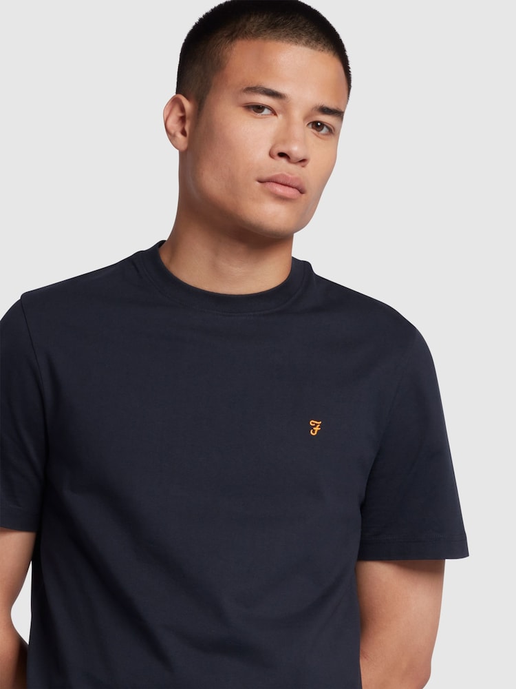 Dunkelblau - Farah Danny Kurzärmeliges T-Shirt - Bild 4 von 4