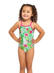 Zoggs Green Yaroomba Floral Swimsuit - Image 1 of 6