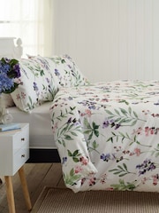 Deyongs Green Cottage Garden Duvet Cover and Pillowcase Set - Image 1 of 4