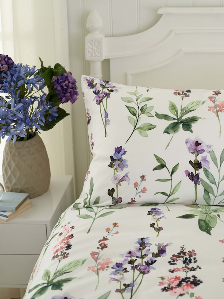 Deyongs Green Cottage Garden Duvet Cover and Pillowcase Set - Image 4 of 4