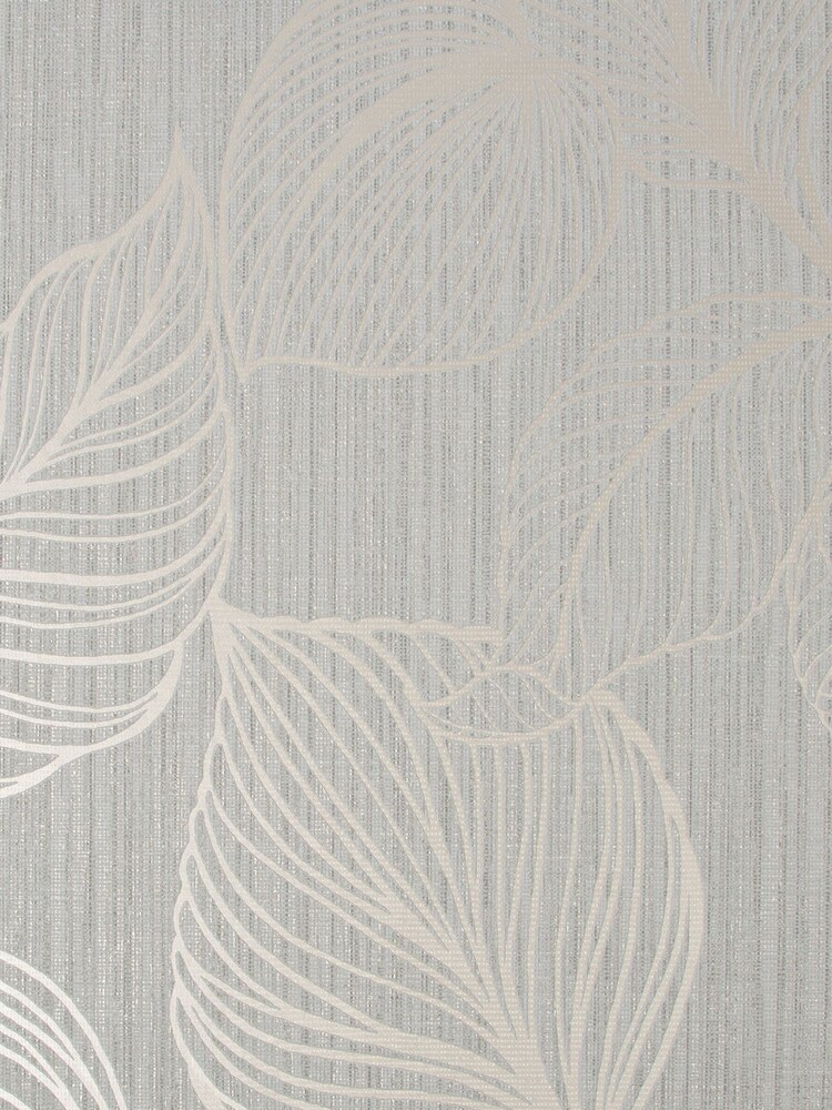 Art For The Home Light Grey Boutique Royal Palm 10M Wallpaper - Image 2 of 3