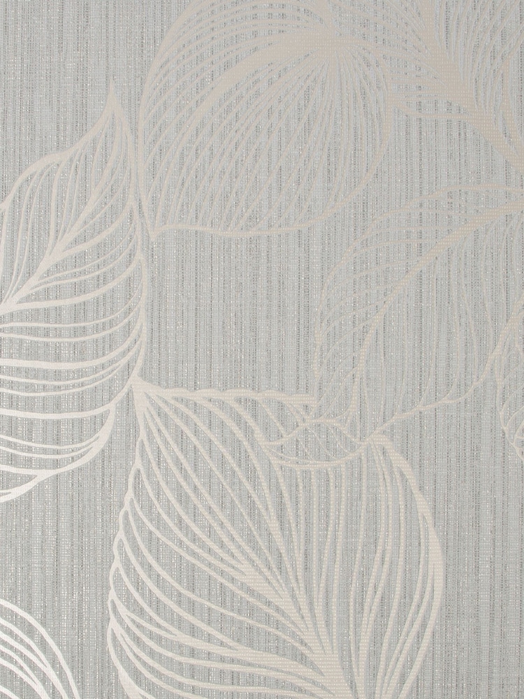 Art For The Home Light Grey Boutique Royal Palm 10M Wallpaper - Image 2 of 3 Art For The Home Light Grey Boutique Royal Palm 10M Wallpaper - Image 2 of 3