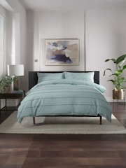 The Lyndon Company Duck Egg On The Line Duvet Cover and Pillowcase Set - Image 1 of 5