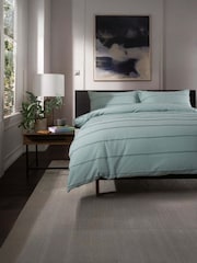The Lyndon Company Duck Egg On The Line Duvet Cover and Pillowcase Set - Image 3 of 5